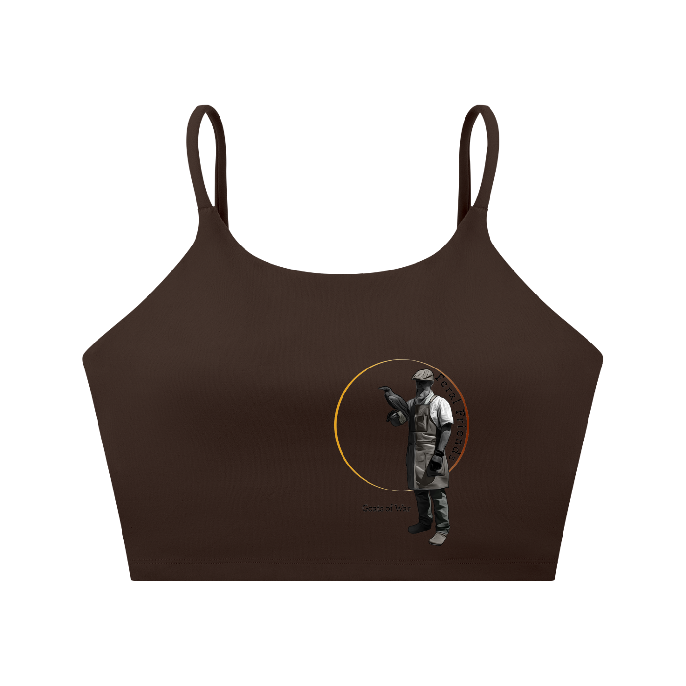 Spaghetti Strap Yoga Sports Bra