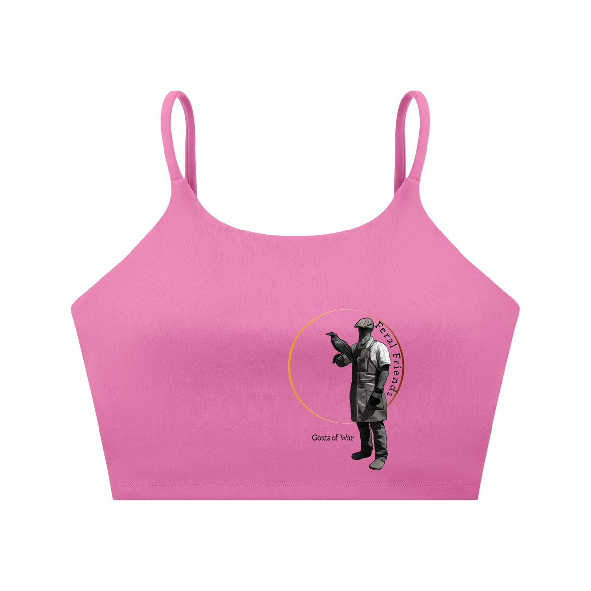 Spaghetti Strap Yoga Sports Bra