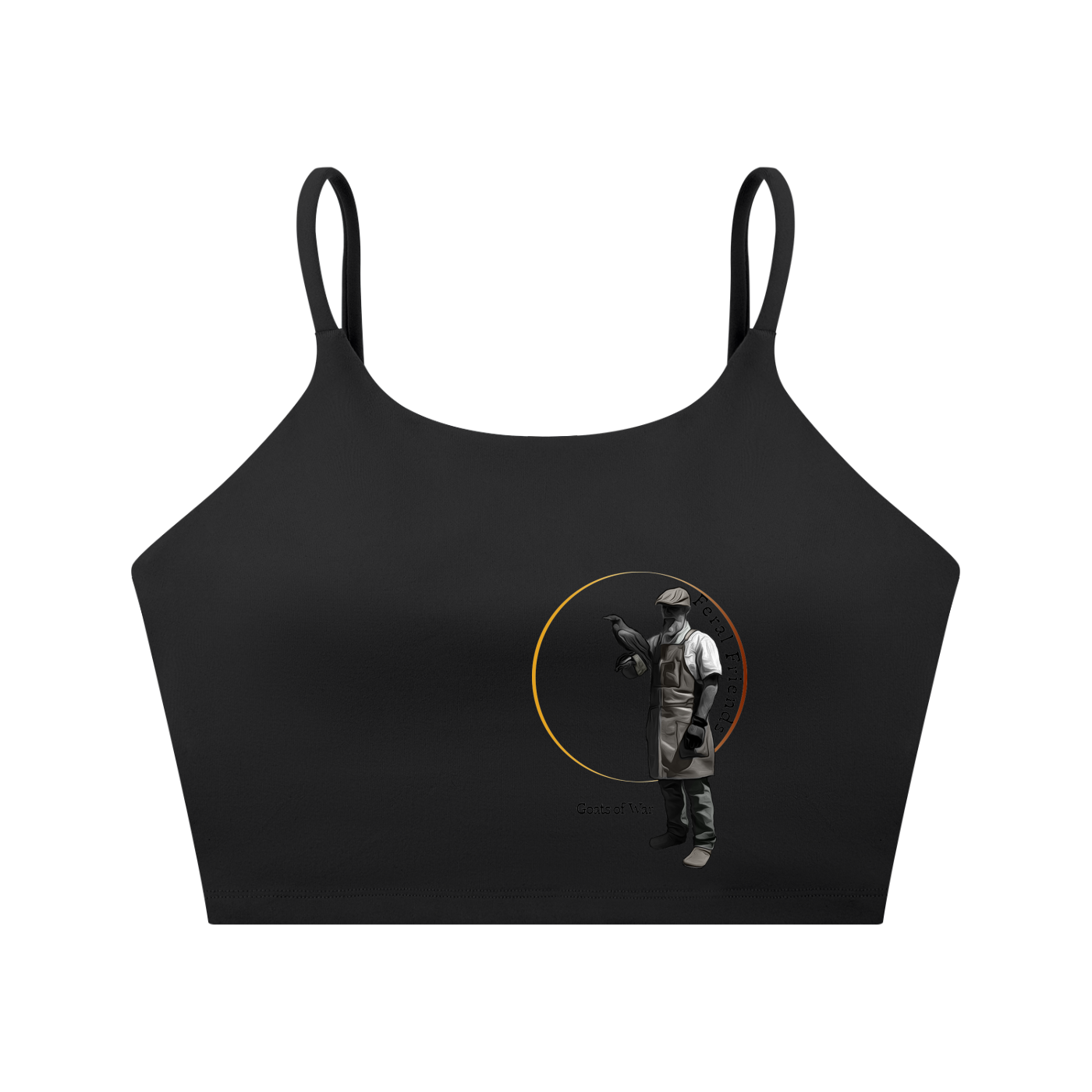 Spaghetti Strap Yoga Sports Bra