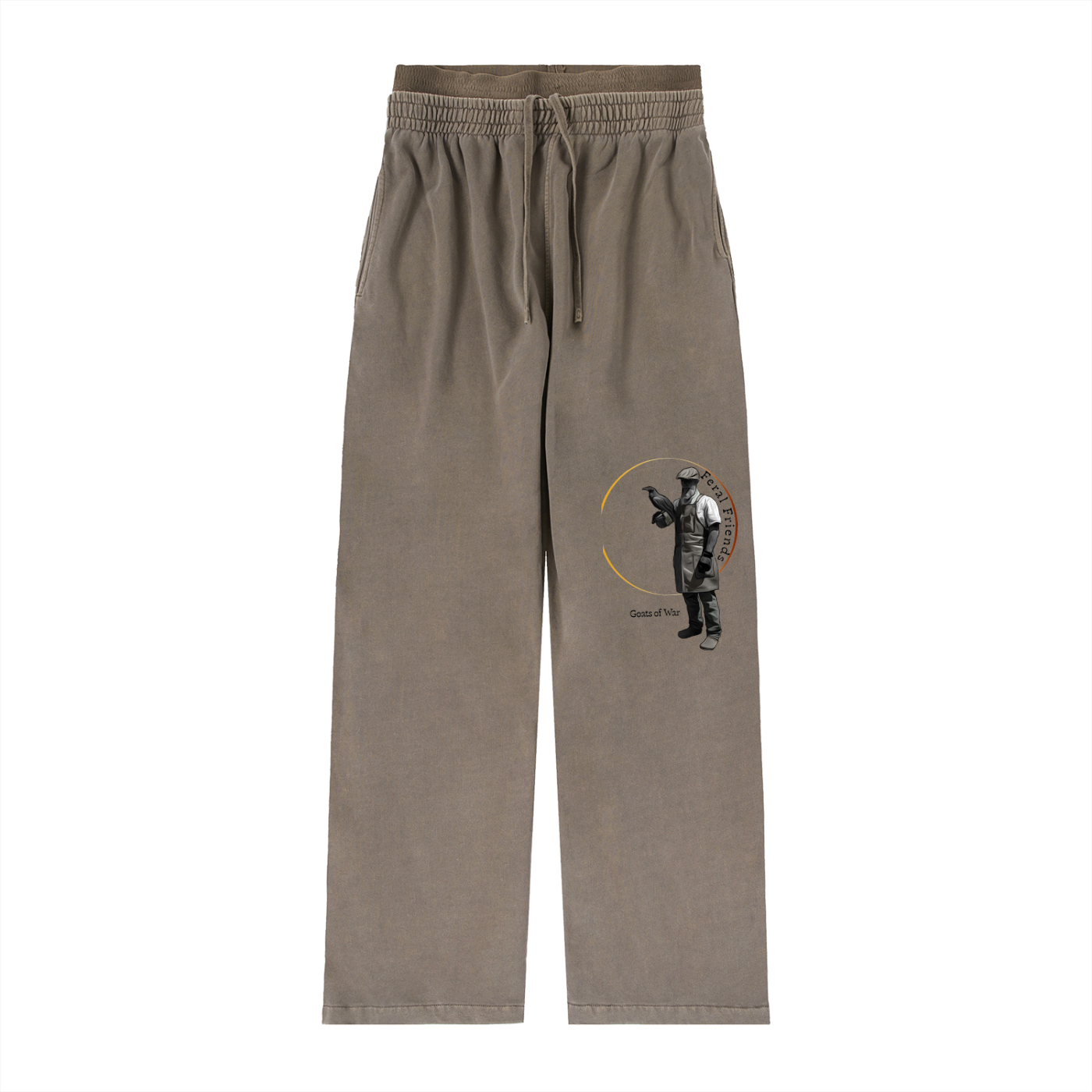 Vintage Washed Waist Pants